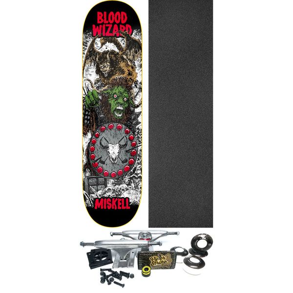Blood Wizard Skateboards Nolan Miskell SOD Skateboard Deck - 8.375" x 32.375" - Complete Skateboard Bundle